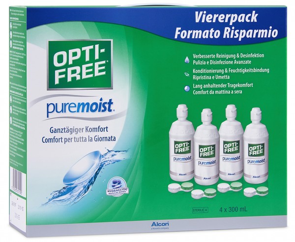 Opti-Free PureMoist Systempack 4x300 ml