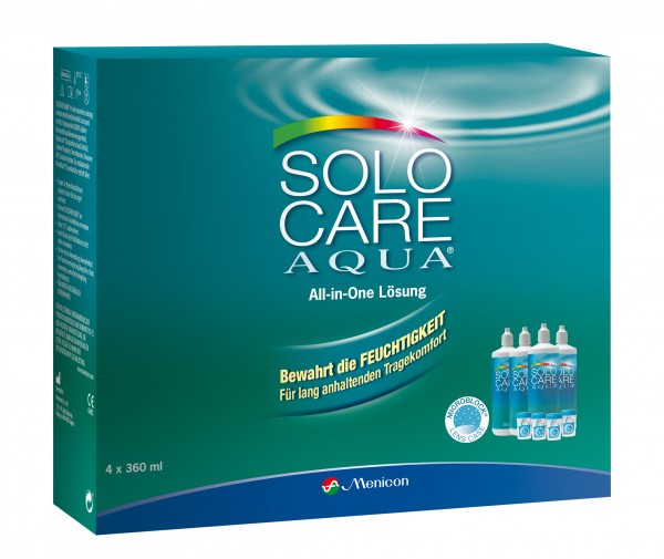 Solocare Aqua 4x360 ml/4 Behälter